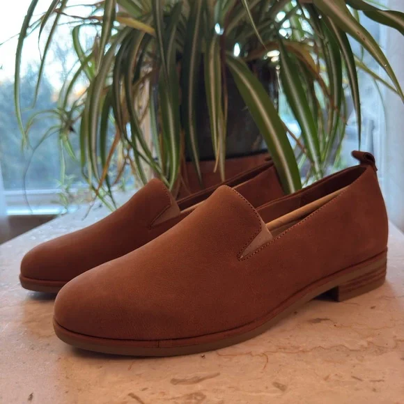 NEW NWT NIB Dr Scholls Women's Tan Loafers Sz 9W. AVE LUX Chip Brown - Picture 10 of 12